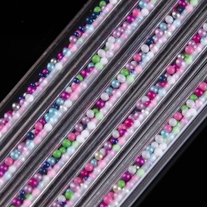Venta al por mayor 5 unids/set Dual-terminó uñas pluma que puntea de Arte de uñas que salpican herramienta para cristales de diamantes de imitación Picker - Product Image 4
