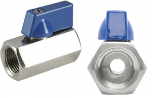 Thép không gỉ AISI 316 BSP MINI exagonal bóng van - Product Image 2