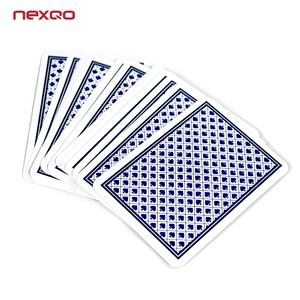 Card Card Cards Customized Logo Color Waterproof RFID PVC Plastic Playing Card