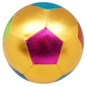 Fabbricazione Divertimento Classico Giocattolo del PVC Superficie del Tessuto Colorato Spiaggia Pallone Da Calcio