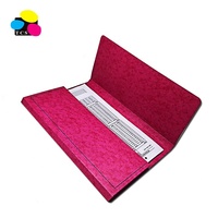 Carpeta de Archivo de Papel con Patrón Expandible Rosa, de Alta Calidad, Ecológica, Impresa con UV, para Papelería Escolar, de 350 g/m²