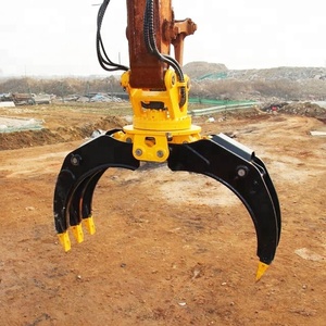 CE/ISO Memolition Excavadora Accesorio Dos Rams Rotación Hidráulica Rock Grab en Venta - Product Image 4