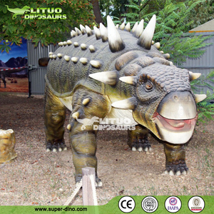 Équipement de terrain de jeux Dinosaure animé grandeur nature en mouvement Ankylosaurus - Product Image 6