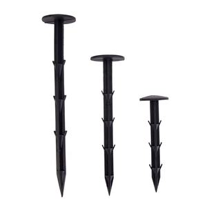 Outils de fixation des ongles noir de 11cm, 1 pièce, pour le jardin, filet à mouches, pare-soleil, protège-ongles en Film plastique, Anti-herbe, outils de fixation des ongles - Product Image 1