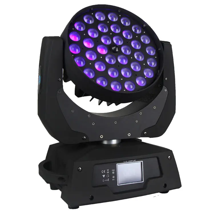 2019 heißer Verkauf 36X18W 6 IN1 RGBWAUV Wash LED bewegliche Scheinwerfer