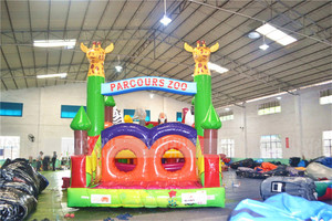 Enfants Parc Point Thème Parc Couleur Combinaison Enfants Jouets Gonflable Aire de Jeux Château Obstacle pour Vente - Product Image 2