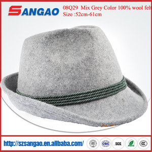 Sombrero o Gorra <span class=keywords><strong>de</strong></span> Fieltro <span class=keywords><strong>de</strong></span> <span class=keywords><strong>Lana</strong></span> con Visera <span class=keywords><strong>de</strong></span> 52cm-61cm, Venta al por Mayor, 100% <span class=keywords><strong>Lana</strong></span>, Estilo Alemán - Product Image 6