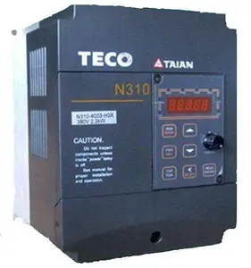 TECO-inversor de corriente alterna, convertidor de frecuencia, serie N310, 7,5 kW, 11KW, 15KW, 22KW, 37KW, 45KW