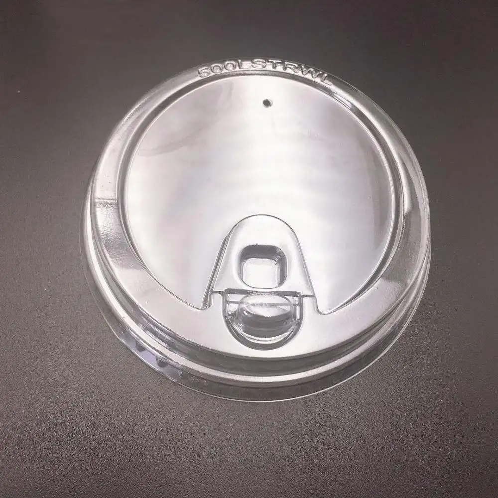 Wegwerp 20 oz cup deksels met sip mond plastic HUISDIER verpakking clear cups