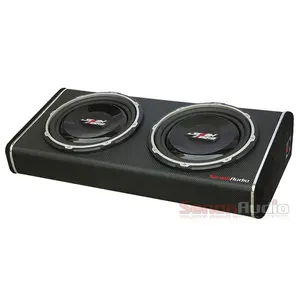 Double subwoofers de voiture de 12 pouces avec ampli, tout en un subwoofer et ampli