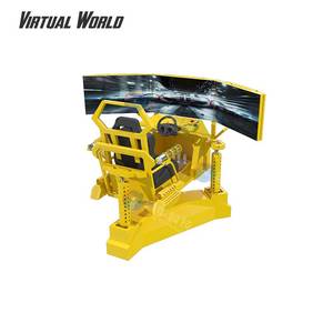 Manèges de fête foraine, <span class=keywords><strong>cinéma</strong></span> 4D, simulateur de conduite automobile, simulateur de <span class=keywords><strong>voiture</strong></span> d'arcade, machine de jeu, simulateur de course automobile à mouvement à 3 écrans - Product Image 3