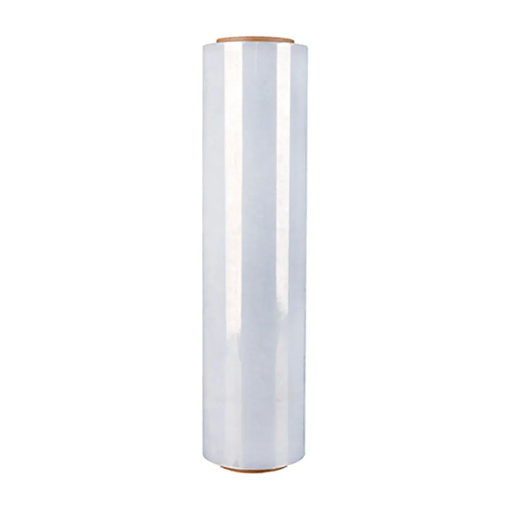 Lldpe material transparent and black hot sealing laminating stretch film roll