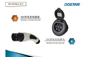 TUV phê duyệt 62196-2 loại 2 đầu nối đực, IEC 62196-2 sạc nam nối - Product Image 3