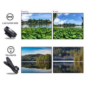 Evrensel 5 1 balıkgözü <span class=keywords><strong>Lens</strong></span> + geniş açı + makro cep telefonu <span class=keywords><strong>Lens</strong></span> kiti cep Camara mercek IOS ve Android - Product Image 6