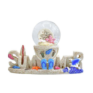 Quả Cầu Tuyết Nhựa Resin Lưu Niệm Bãi Biển <span class=keywords><strong>Miami</strong></span> Đại Dương - Product Image 3