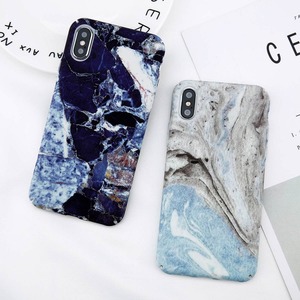 Slim mármol Piedra Rosa flor hoja patrón pintado hard PC teléfono caso para <span class=keywords><strong>el</strong></span> iPhone x 8 8 más 7 7 más 6 6 S se - Product Image 1