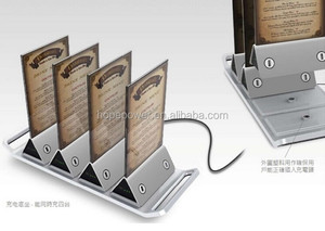 Nouveau produit 2024 : Power Bank de table 10000 mAh pour menu de restaurant, station d'alimentation de table - Product Image 6