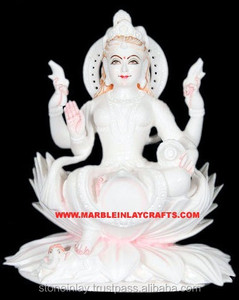 Marble Makrana White Laxmi Idols - Product Image 1