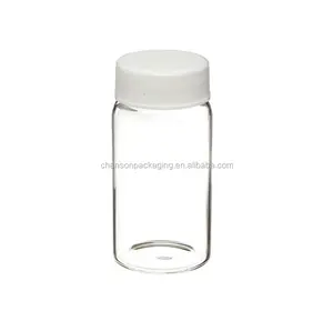 20ml borosilicate glass scintillation vial with liner screw cap