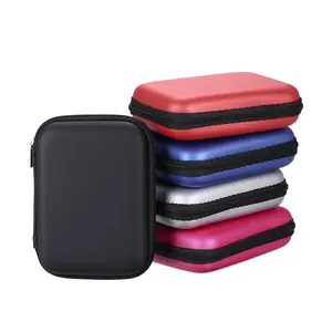 Custom Shockproof portable USB Cable external 2.5 inch HDD Carrying Cases For 2.5" Hard Disk Driver EVA Case