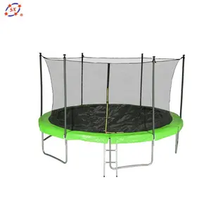Với Lưới An Toàn Cổ Điển 14FT Màu Xanh Lá Cây 427CM 18ft <span class=keywords><strong>Trampoline</strong></span> Cho Trẻ Em - Product Image 2