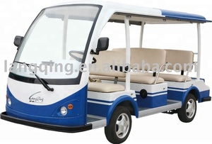 Navette électrique 8 places pour complexe hôtelier et hôtel, autocar touristique électrique LQY081A - Product Image 2