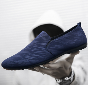 Up-1580r New Arrival <strong>Men</strong> <strong>Slip</strong> <strong>on</strong> <strong>Canvas</strong> Flat Walking <strong>Shoes</strong> 46size - Product Image 1