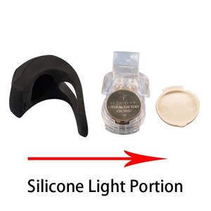 2 Led Silicone xe đạp phía sau đèn pin tay lái gắn với cung cấp năng lượng pin - Product Image 4