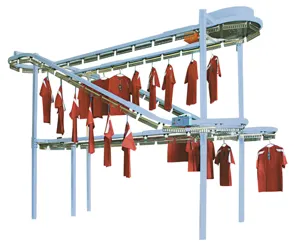 工厂直销全自动商业洗衣服装输送机