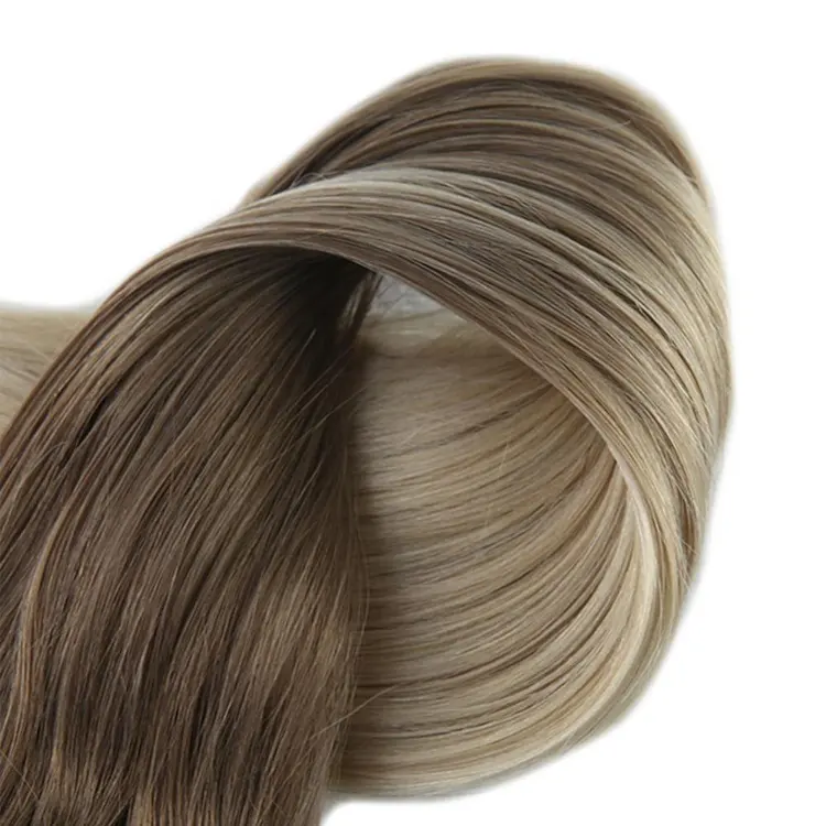 도매 가격 고품질 유럽 레미 인간의 머리카락 100g-260g 세트 클립