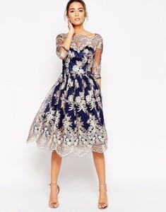 YSMARKET Del Merletto di Lusso Del Vestito Delle Donne Ricamato Sexy Dell'annata di Autunno Della Principessa Tutu Abiti <span class=keywords><strong>A</strong></span> Maniche Lunghe Hollow Vestiti Da Partito EK1044 - Product Image 2