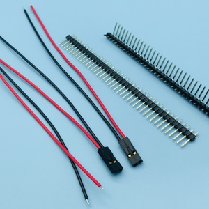 Dupont de un solo cabezal, personalizado, 2 pines, 2,54mm, con cable de palabra - Product Image 2