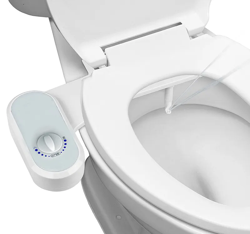 Bidet becs jet d'eau douce mécanique automatique Bidet fixation de siège de toilette