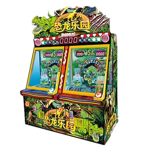 Penjualan Laris Mesin Game Pendorong Koin Dino Valley Dioperasikan Hiburan Arcade Imfort Coin Pusher untuk Dijual