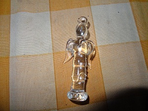 Figurine d'ange en verre, ange en cristal, figurine d'ange en verre, petites figurines d'ange, figurine d'ange bébé - Product Image 5