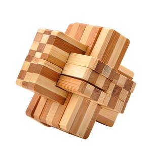 Puzzle di legno 3D rompicapo IQ certificato ICTI factory - Product Image 4