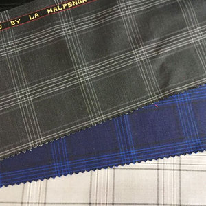 Meistverkaufter Großhandels-Karostoff aus Kammgarn-Wolle für Herrenanzüge im italienischen Stil - Product Image 2