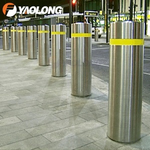 Poteau de sécurité manuel en acier inoxydable Yaolong, poteau de circulation manuel <span class=keywords><strong>amovible</strong></span>, poteau de sécurité de stationnement, poteau de sécurité encastré au sol - Product Image 1