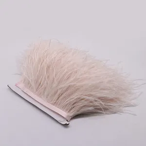 15Cm Chất Lượng Cao Lớn Màu Trắng Đẹp Trang Trí Khiêu Vũ Đà Điểu Feather Trim Cho Trang Trí Đám Cưới