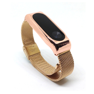 Acero inoxidable 304 Milanese banda de metal pulsera de la muñeca del reemplazo <span class=keywords><strong>correa</strong></span> para xiaomi <span class=keywords><strong>mi</strong></span> banda <span class=keywords><strong>2</strong></span> - Product Image 5