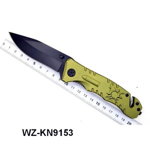 Materiale in acciaio inox tipo di sopravvivenza di campeggio utility tasca piegante della lama di caccia - Product Image 5
