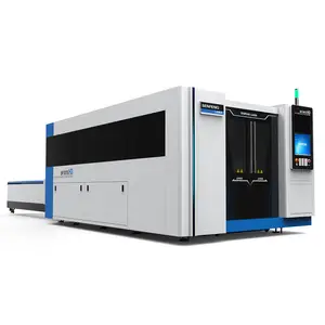 Senfeng máquina de corte a laser de metal, máquina de corte à laser de fibra de metal com carregador de paletes 3kw sf 3015h