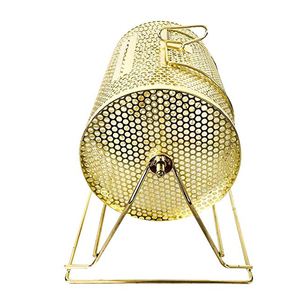 กล่องหมุนจับรางวัลแบบลูกเต๋าเคลือบทองเหลือง - Product Image 2