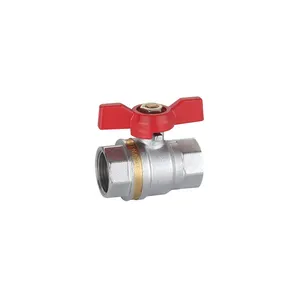 Orient butterfly handle valve for lead free brass ball valve