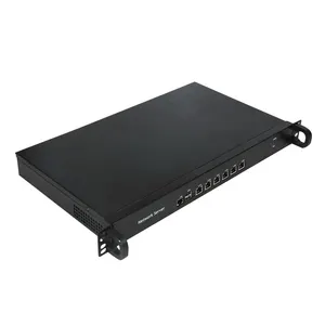 XCY Intel 1037U 6 GBE Lan barebone mini pc pfsense Firewall servidor de red chasis de montaje en rack 1u Router Wlan