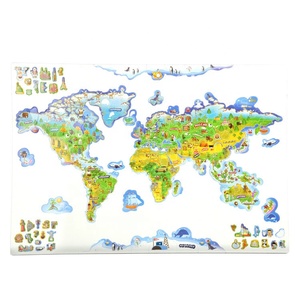 Jouets éducatifs magnétiques <span class=keywords><strong>Puzzle</strong></span> Carte du monde pour enfants - Product Image 2