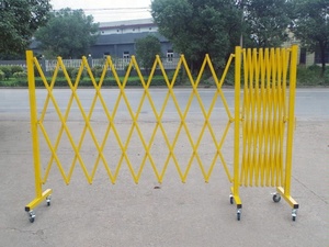 <span class=keywords><strong>Barrière</strong></span> <span class=keywords><strong>accordéon</strong></span> temporaire en aluminium personnalisée MAXPAND, clôture métallique extensible, clôture de sécurité pour entrepôt - Product Image 2
