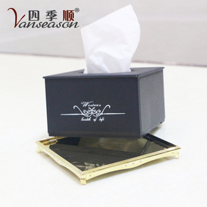 Soporte de caja de pañuelos de acrílico impreso con logotipo personalizado - Product Image 5