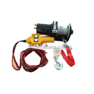 DC 12 volt power winch , electric winch 12000lb for truck , heavy duty 5 ton winch with remote