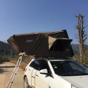 Tente de toit pour 4 personnes en ABS rigide arrière rétractable en aluminium de la marque - Product Image 6